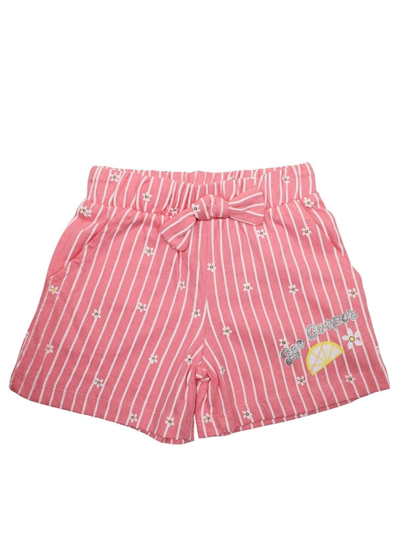 Lee cooper - completo composto da t-shirt e pantaloncini abbinati con fantasie Rosa - Kiabi