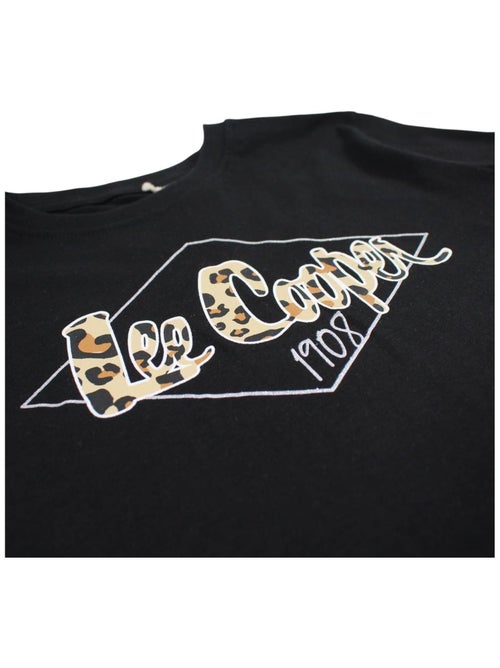Lee Cooper - Completo da bambina t shirt a maniche corte e shorts con fantasia leopardata - Kiabi