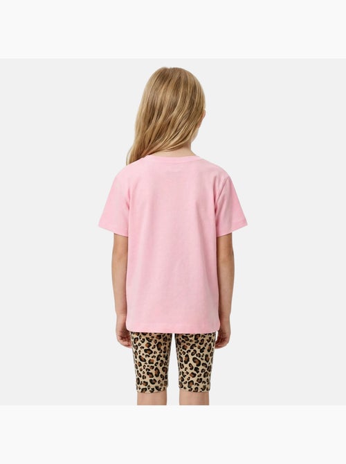 Lee Cooper - Completo da bambina t shirt a maniche corte e shorts con fantasia leopardata - Kiabi