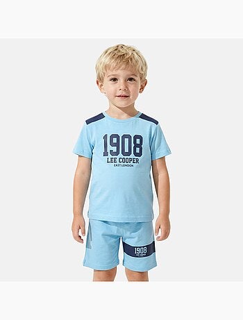 Lee Cooper - Completo da bambino t shirt a maniche corte e shorts