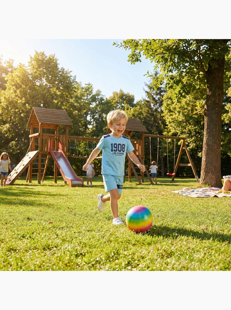 Lee Cooper - Completo da bambino t shirt a maniche corte e shorts Blu - Kiabi