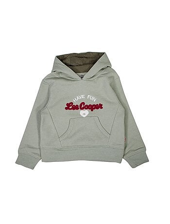 Lee Cooper - Completo felpa con cappuccio e pantalone jogging bambina