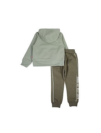 Lee Cooper - Completo felpa con cappuccio e pantalone jogging bambina