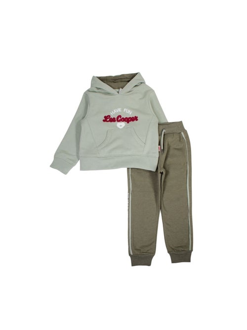 Lee Cooper - Completo felpa con cappuccio e pantalone jogging bambina - Kiabi