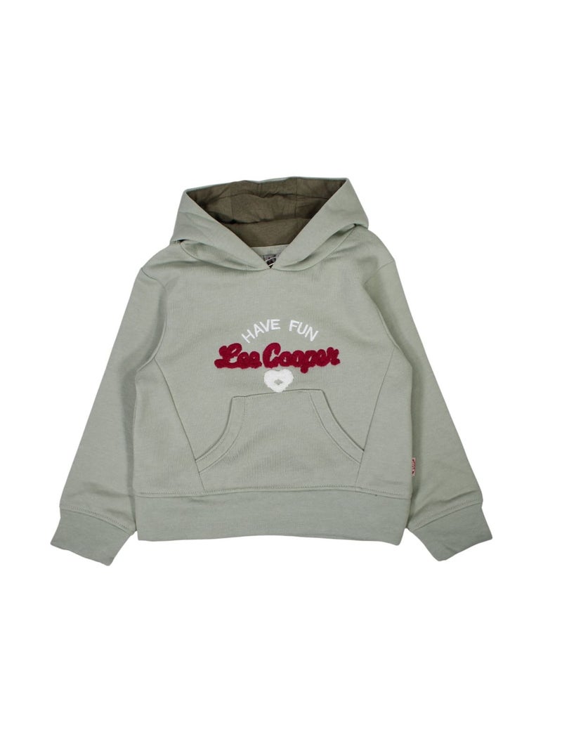 Lee Cooper - Completo felpa con cappuccio e pantalone jogging bambina Grigio - Kiabi