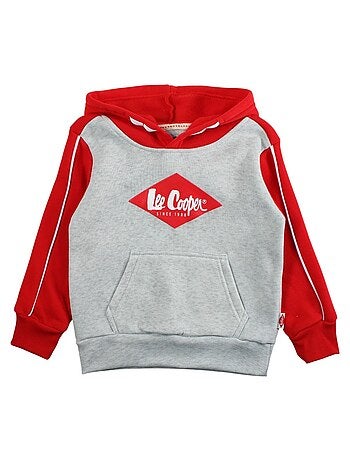 Lee Cooper - Completo felpa con cappuccio e pantalone jogging bambino