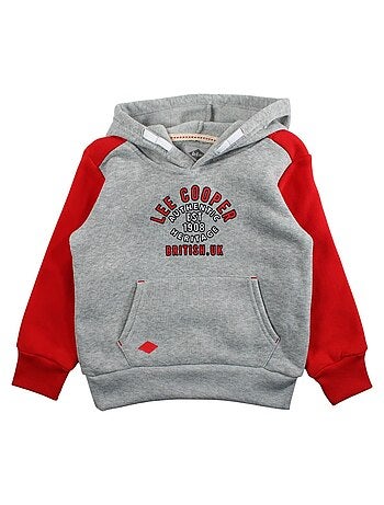 Lee Cooper - Completo felpa con cappuccio e pantalone jogging bambino