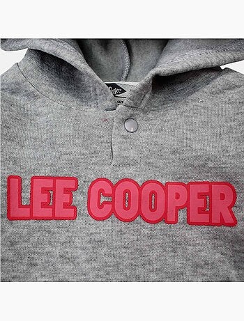 Lee Cooper - Completo felpa con cappuccio e pantalone jogging con piumino neonata