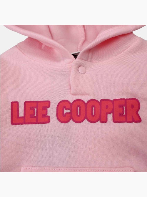 Lee Cooper - Completo felpa con cappuccio e pantalone jogging con piumino neonata - Kiabi