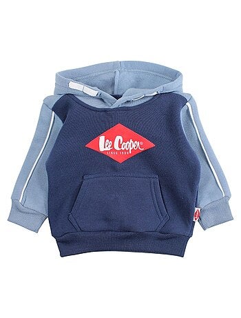 Lee Cooper - Completo felpa con cappuccio e pantalone jogging neonato bambino