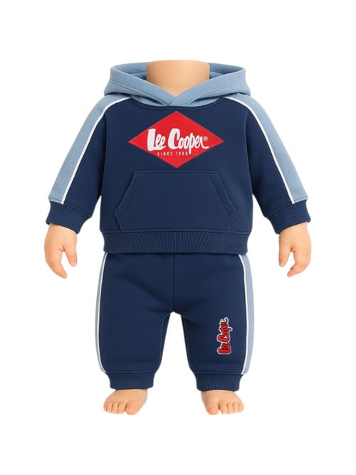 Lee Cooper - Completo felpa con cappuccio e pantalone jogging neonato bambino - Kiabi