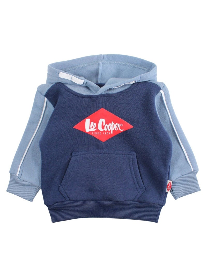 Lee Cooper - Completo felpa con cappuccio e pantalone jogging neonato bambino Blu marino - Kiabi