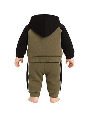 Lee Cooper - Completo felpa con cappuccio e pantalone jogging neonato bambino