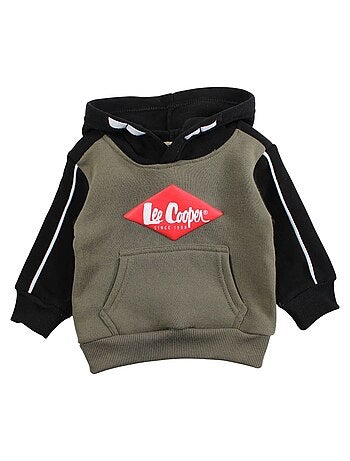 Lee Cooper - Completo felpa con cappuccio e pantalone jogging neonato bambino