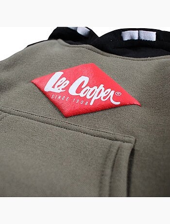 Lee Cooper - Completo felpa con cappuccio e pantalone jogging neonato bambino