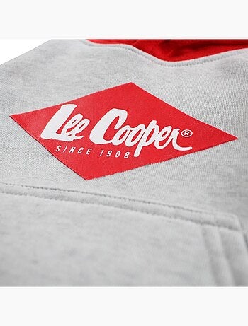 Lee Cooper - Completo felpa con cappuccio e pantalone jogging neonato bambino