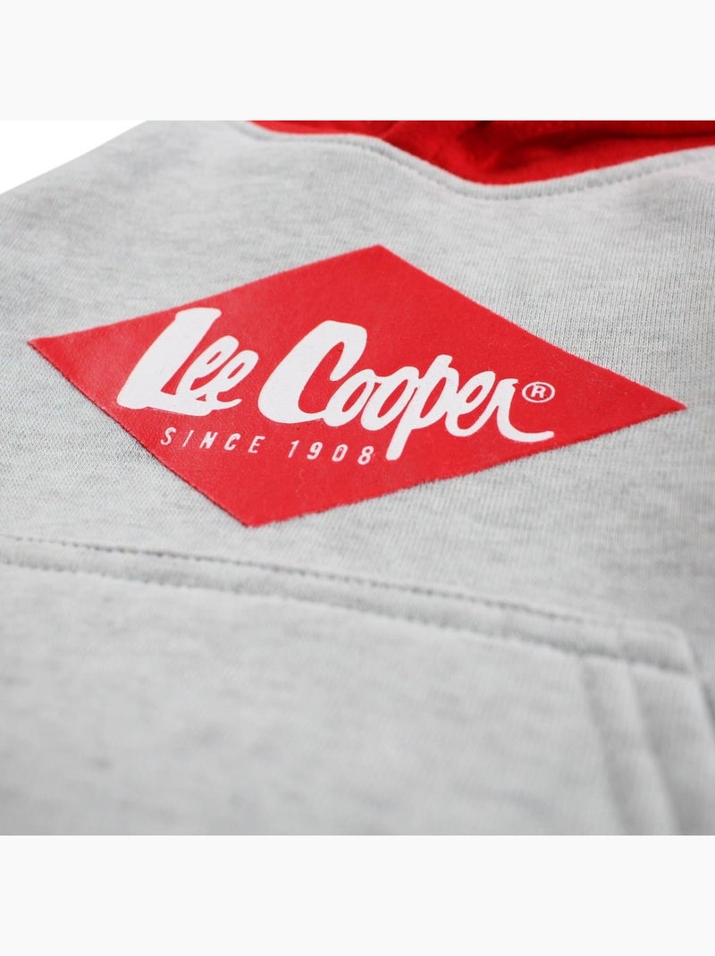 Lee Cooper - Completo felpa con cappuccio e pantalone jogging neonato bambino Grigio - Kiabi
