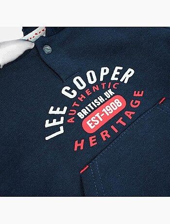 Lee Cooper - Completo felpa con cappuccio e pantalone jogging neonato