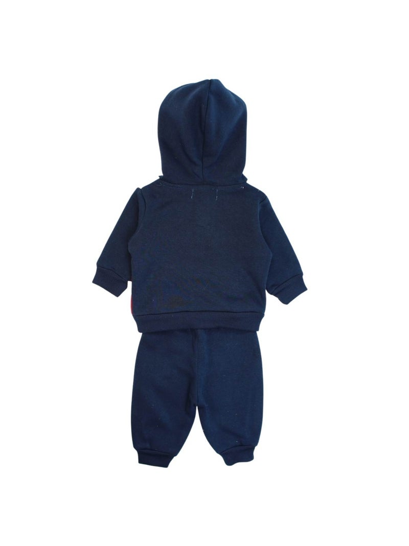 Lee Cooper - Completo felpa con cappuccio e pantalone jogging neonato Blu marino - Kiabi