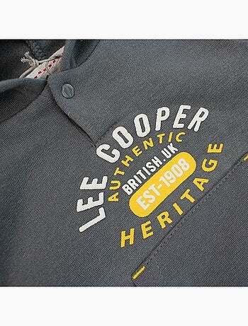 Lee Cooper - Completo felpa con cappuccio e pantalone jogging neonato