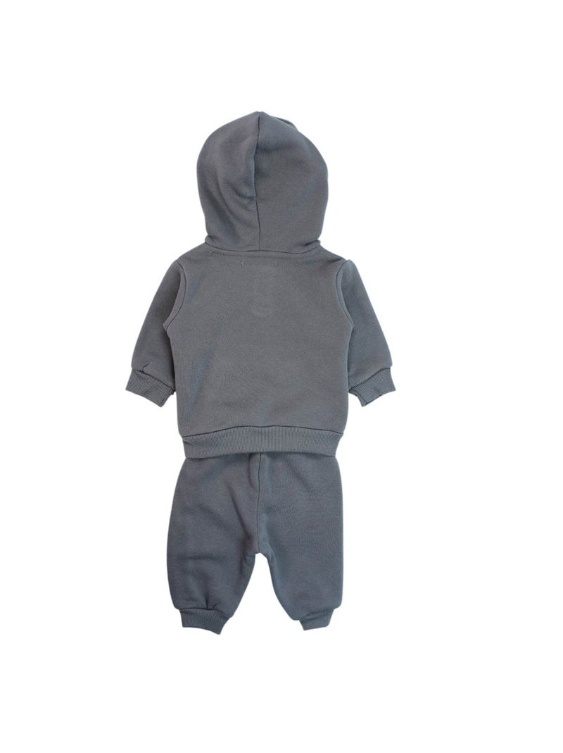 Lee Cooper - Completo felpa con cappuccio e pantalone jogging neonato Cachi - Kiabi