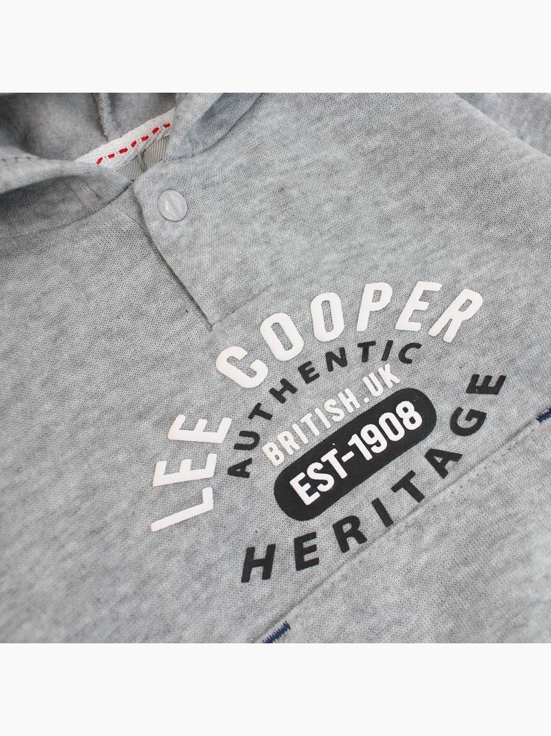 Lee Cooper - Completo felpa con cappuccio e pantalone jogging neonato Grigio - Kiabi