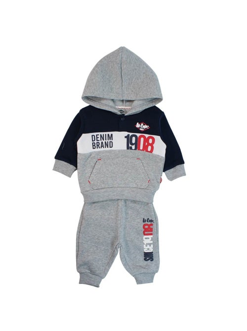 Lee Cooper - Completo felpa con cappuccio e pantalone jogging neonato - Kiabi