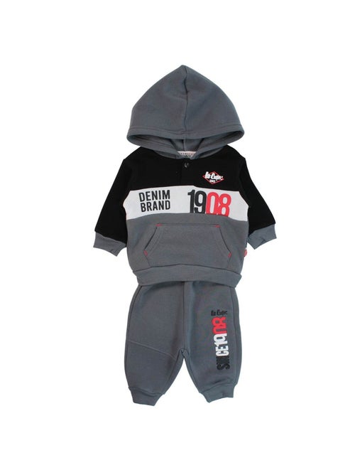 Lee Cooper - Completo felpa con cappuccio e pantalone jogging neonato - Kiabi
