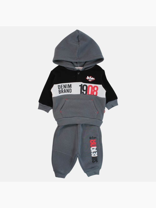 Lee Cooper - Completo felpa con cappuccio e pantalone jogging neonato - Kiabi
