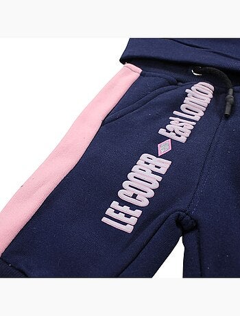 Lee Cooper - Completo felpa con cappuccio e pantaloni jogging neonato