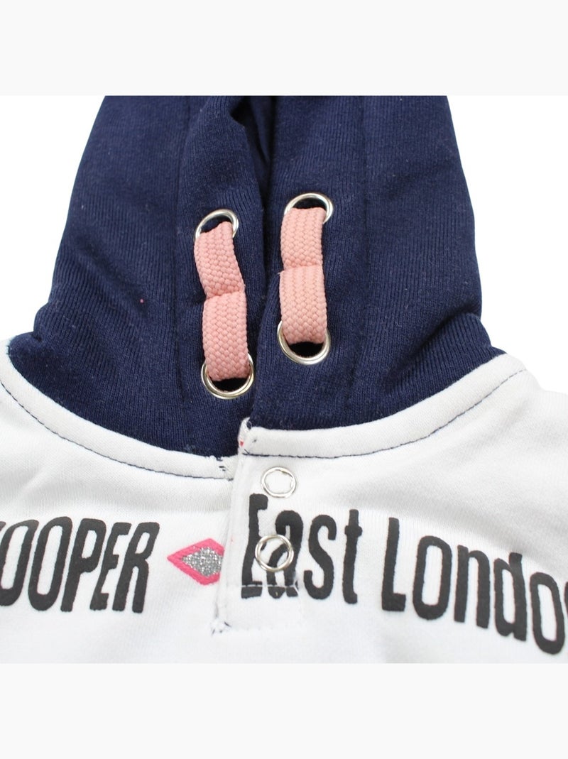 Lee Cooper - Completo felpa con cappuccio e pantaloni jogging neonato Blu marino - Kiabi