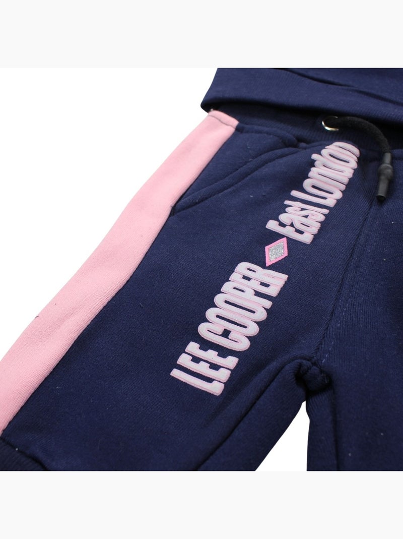 Lee Cooper - Completo felpa con cappuccio e pantaloni jogging neonato Blu marino - Kiabi