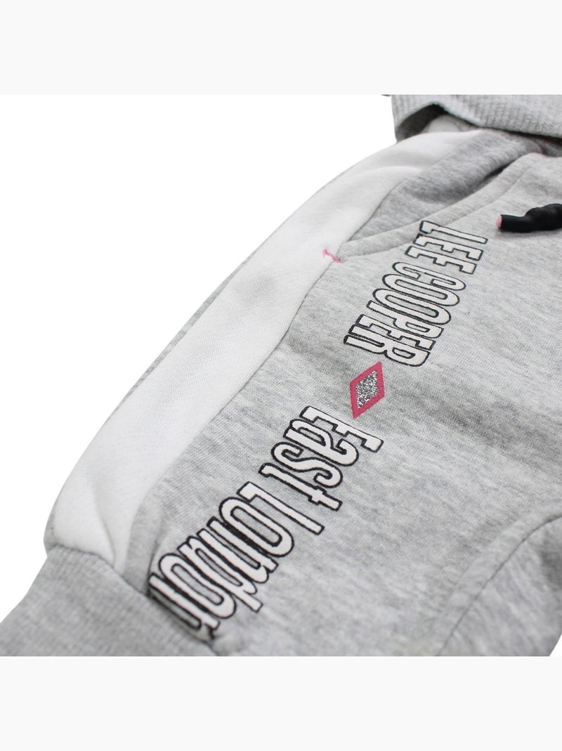 Lee Cooper - Completo felpa con cappuccio e pantaloni jogging neonato Grigio - Kiabi