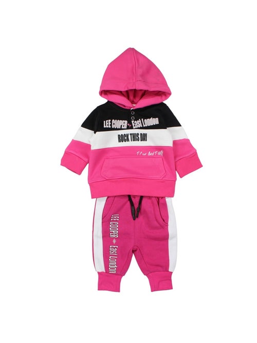 Lee Cooper - Completo felpa con cappuccio e pantaloni jogging neonato - Kiabi