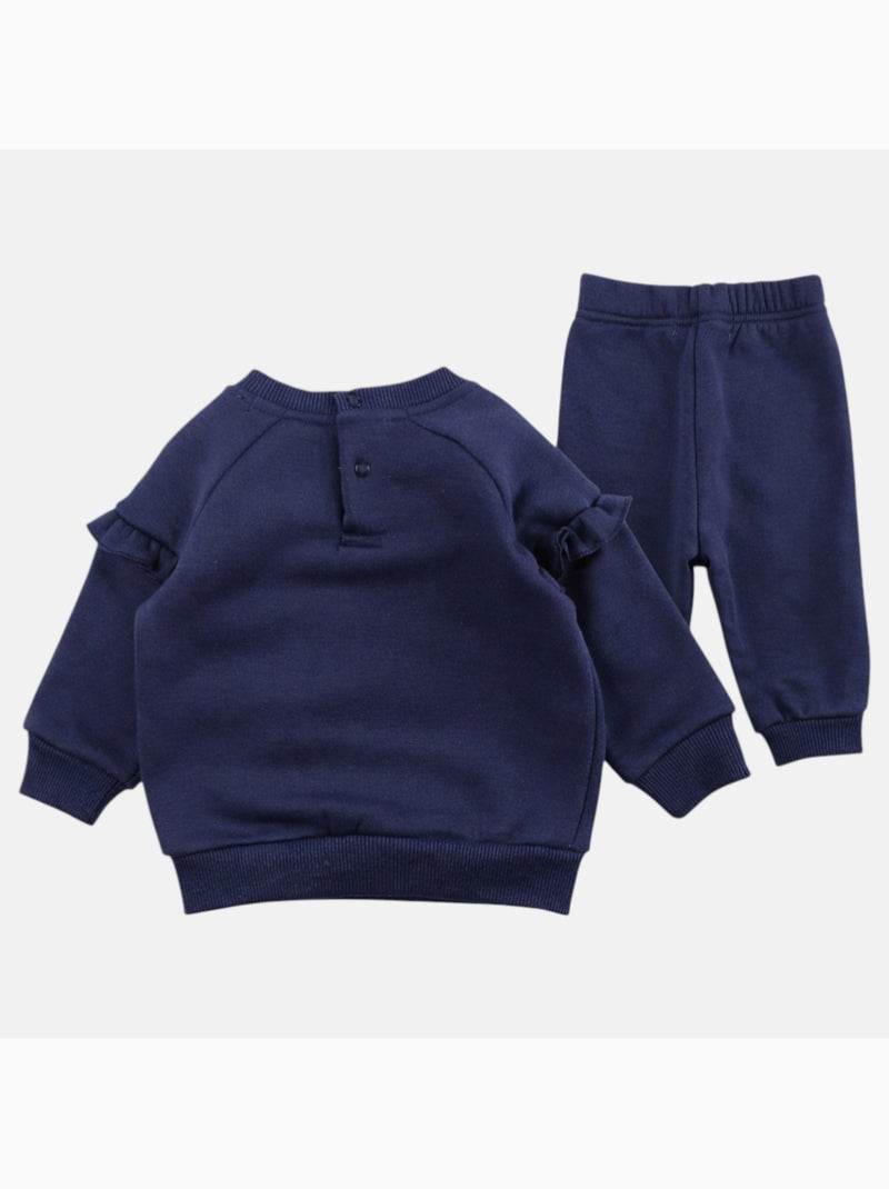 Lee Cooper - Completo felpa e pantalone jogging neonata Blu marino - Kiabi