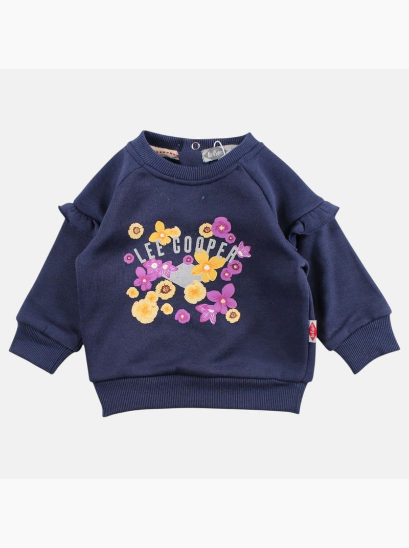 Lee Cooper - Completo felpa e pantalone jogging neonata Blu marino - Kiabi