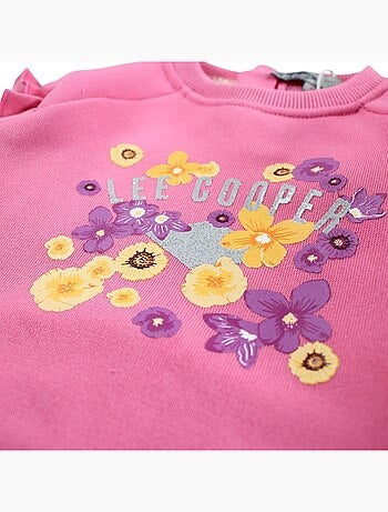 Lee Cooper - Completo felpa e pantalone jogging neonata