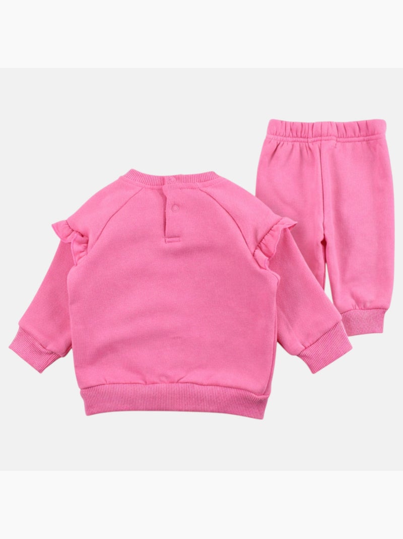 Lee Cooper - Completo felpa e pantalone jogging neonata Rosa - Kiabi