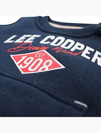 Lee Cooper - Completo felpa e pantalone jogging neonato bambino