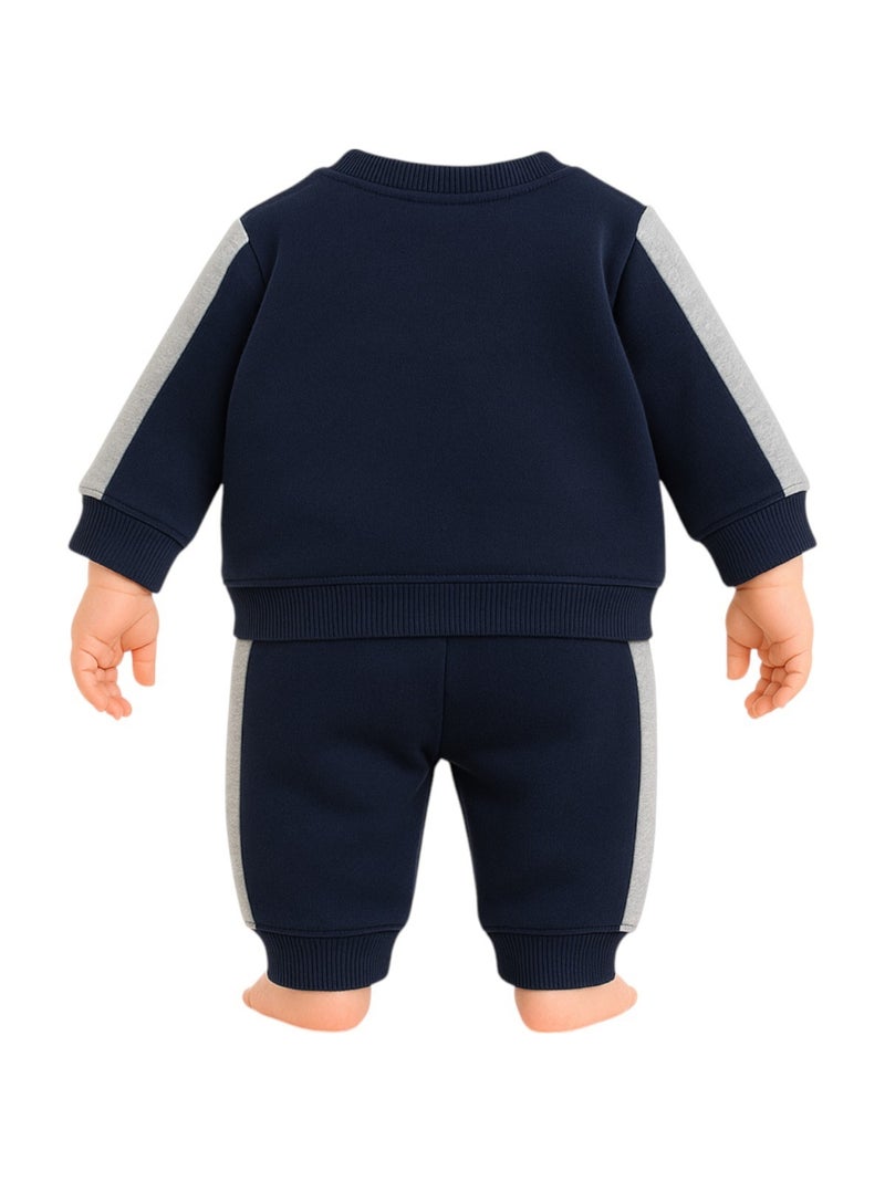 Lee Cooper - Completo felpa e pantalone jogging neonato bambino Blu marino - Kiabi
