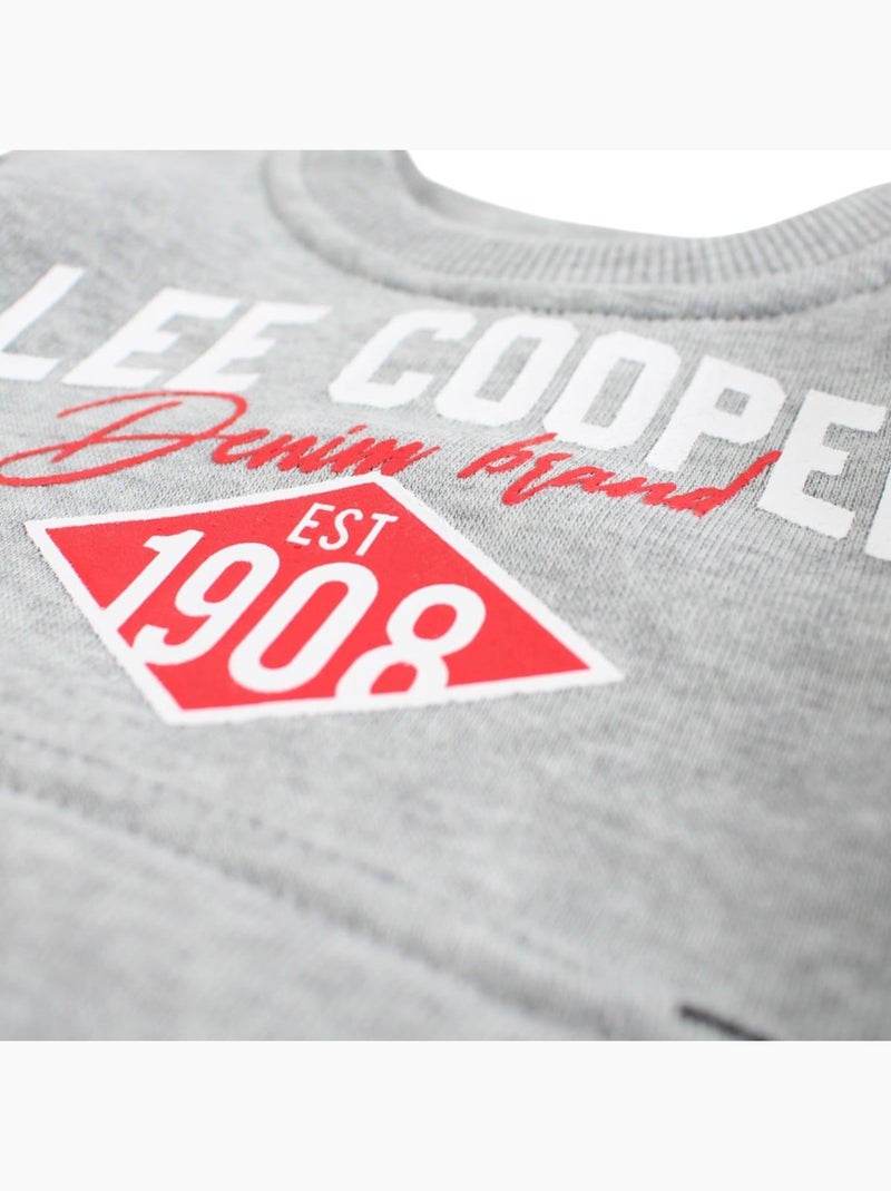 Lee Cooper - Completo felpa e pantalone jogging neonato bambino Grigio - Kiabi