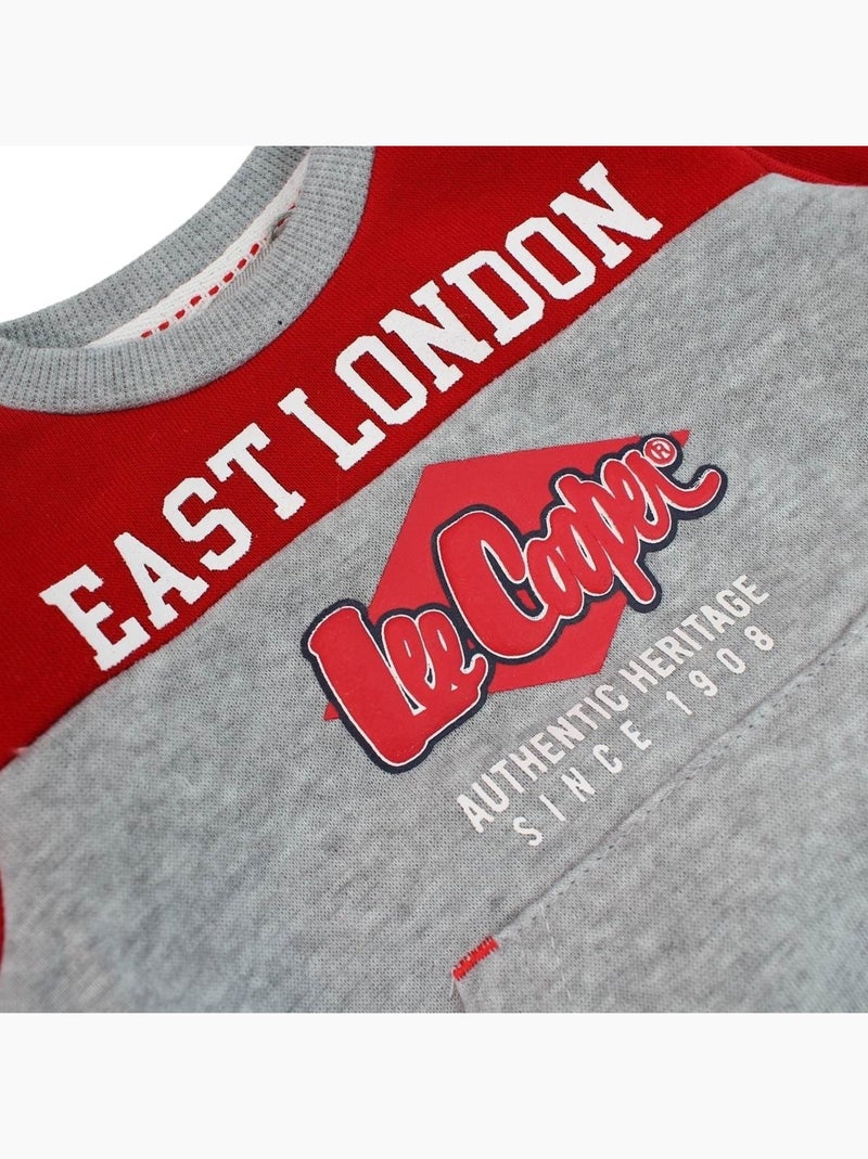Lee Cooper - Completo felpa e pantalone jogging neonato Grigio - Kiabi