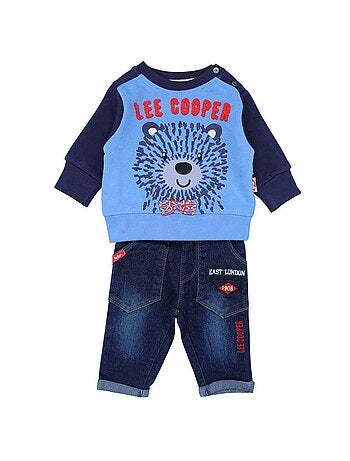 Lee Cooper - Completo felpa e pantalone neonato