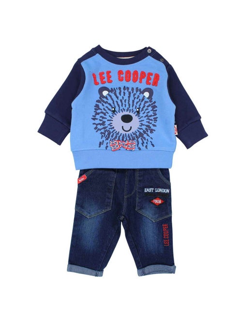 Lee Cooper - Completo felpa e pantalone neonato - Kiabi