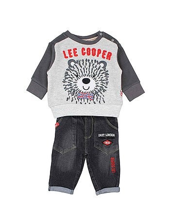 Lee Cooper - Completo felpa e pantalone neonato