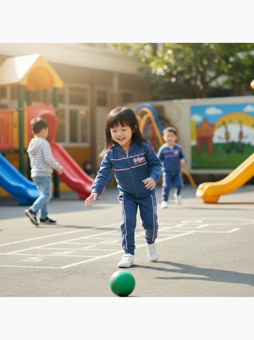 Lee Cooper - Completo giacca con cappuccio e pantalone jogging bambina - Kiabi