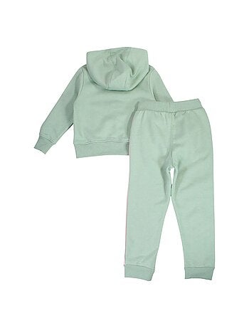 Lee Cooper - Completo giacca con cappuccio e pantalone jogging bambina