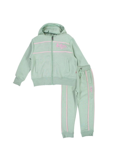 Lee Cooper - Completo giacca con cappuccio e pantalone jogging bambina - Kiabi