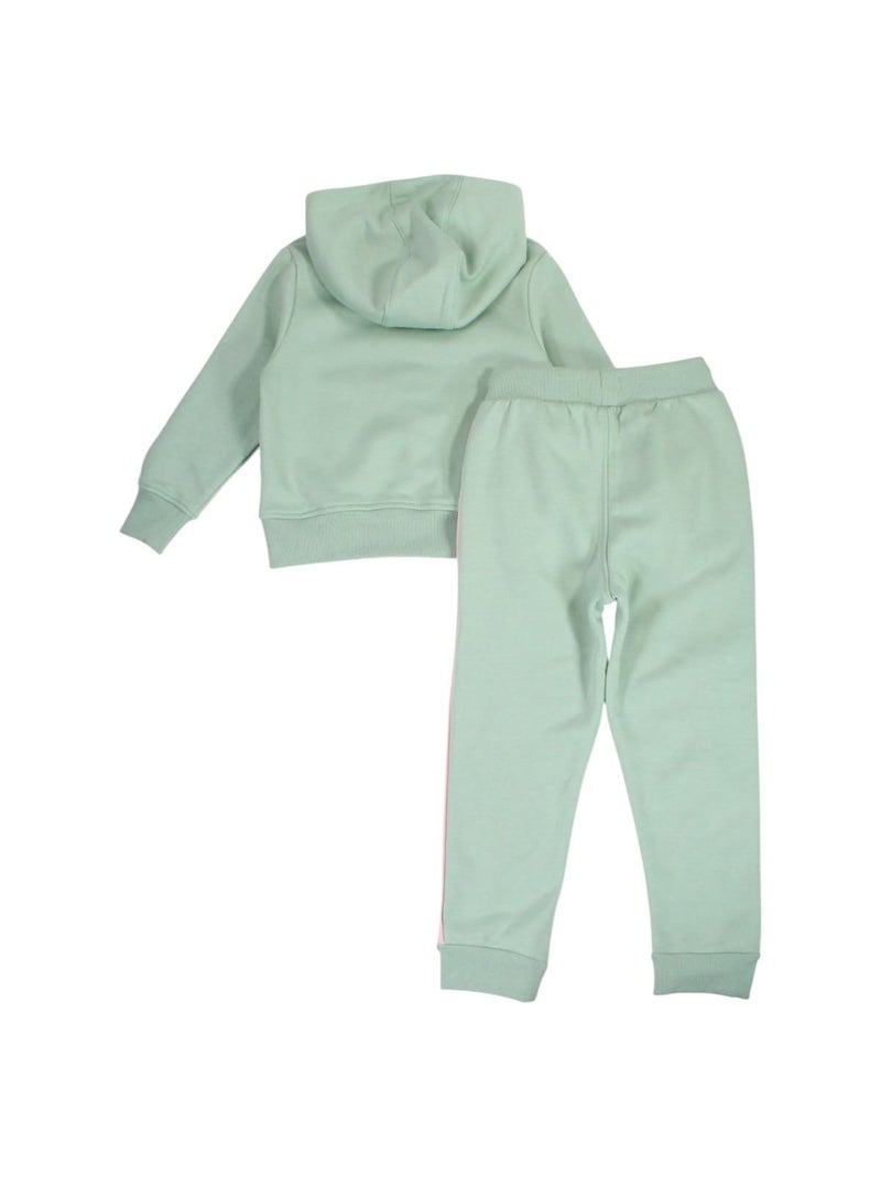 Lee Cooper - Completo giacca con cappuccio e pantalone jogging bambina Verde - Kiabi