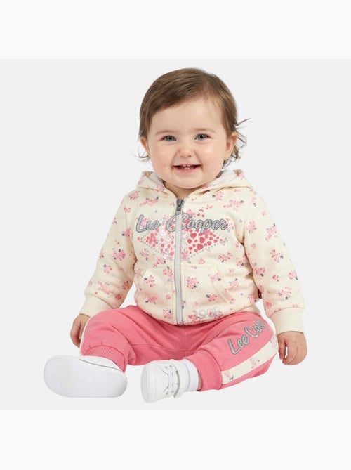 Lee Cooper - Completo giacca con cappuccio e pantalone jogging neonata - Kiabi
